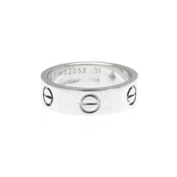 Cartier Love Love Ring White Gold (18K) Fashion No Stone Band Ring Silver
