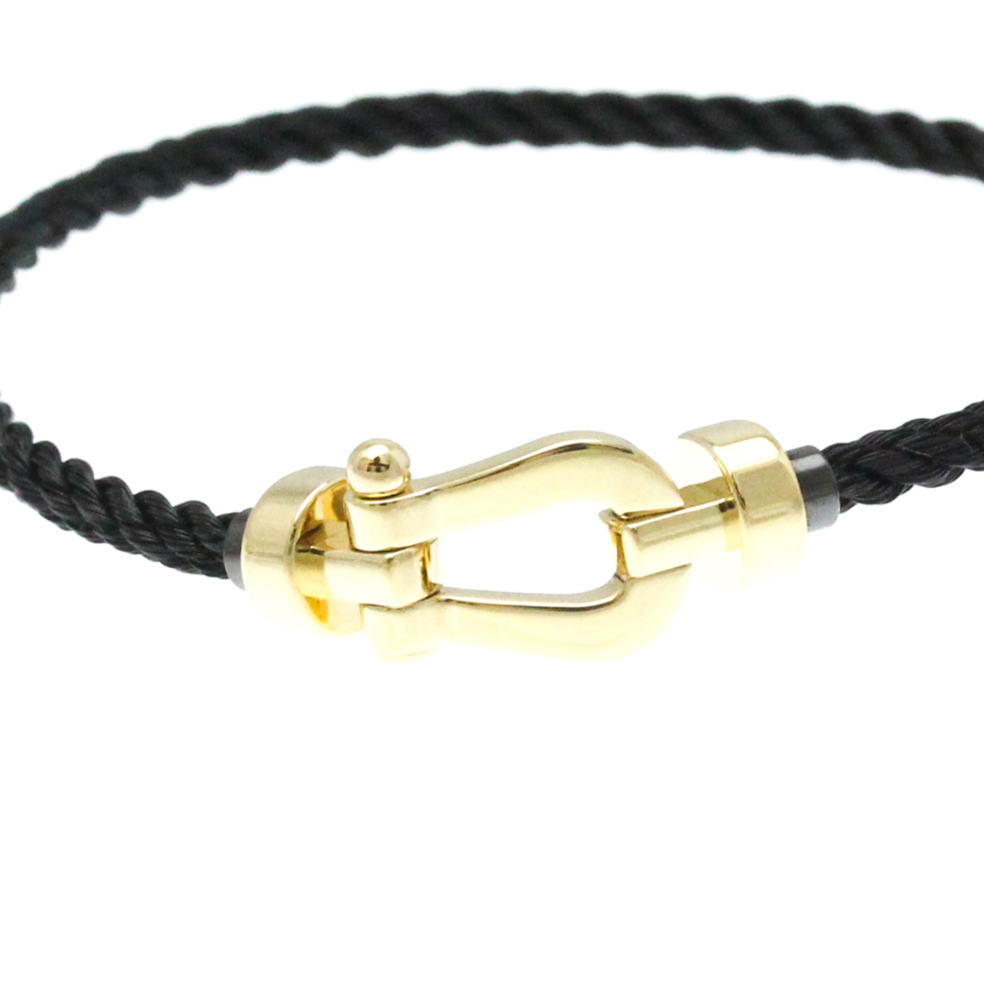 Fred Mini Force 10 Medium Stainless Steel,Yellow Gold (18K) No Stone Charm Bracelet Gold