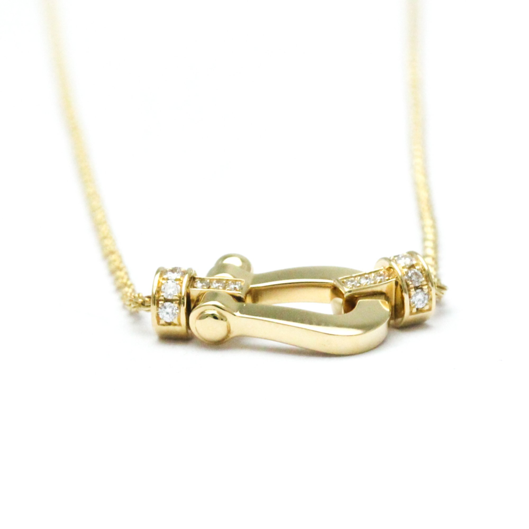 Fred Force 10 Medium Model Diamond Necklace Yellow Gold (18K) Diamond Men,Women Fashion Pendant Necklace (Gold)