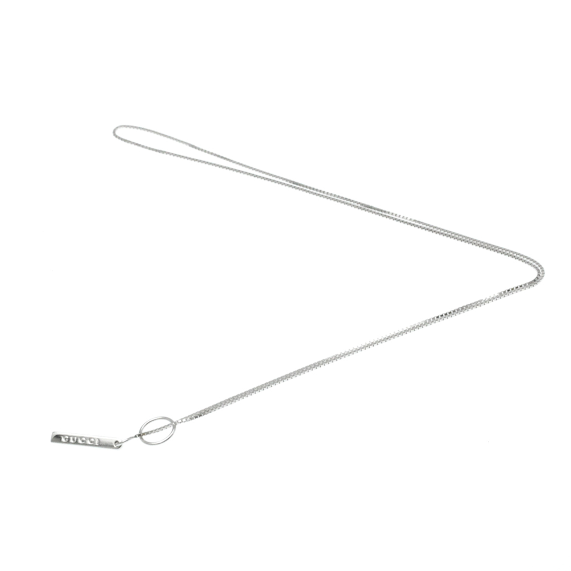 Gucci Lariat Necklace White Gold (18K) Men,Women Pendant Necklace