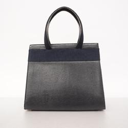 Salvatore Ferragamo Vara Leather Navy Handbag for Women
