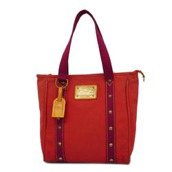 Louis Vuitton Tote Bag Antigua Cabas MM M40034 Rouge Ladies