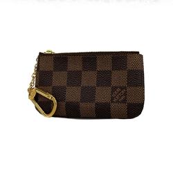 Louis Vuitton Wallet/Coin Case Damier Pochette Cle N62658 Ebene Men's/Women's