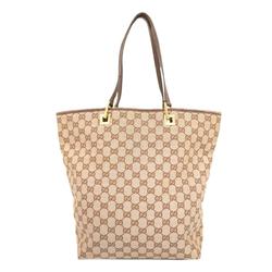 Gucci Tote Bag 002 1098 Canvas Brown Women's