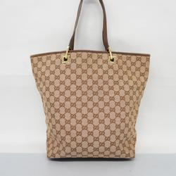 Gucci Tote Bag 002 1098 Canvas Brown Women's