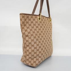 Gucci Tote Bag 002 1098 Canvas Brown Women's