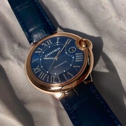 Cartier Ballon Bleu de 42mm WGBB0036 Blue Men's Watch