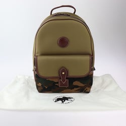 HUNTING WORLD Safari Today Backpack/Daypack 7805SFI Canvas Leather Khaki Camouflage Backpack