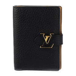 LOUIS VUITTON Louis Vuitton LV Vertical CP Wallet Bi-fold M81561 Taurillon Leather Black