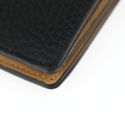 LOUIS VUITTON Louis Vuitton LV Vertical CP Wallet Bi-fold M81561 Taurillon Leather Black