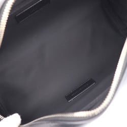 SAINT LAURENT Grooming Case Second Bag 609347 Calf Leather Black Clutch Pouch