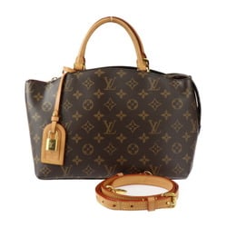 LOUIS VUITTON Louis Vuitton Petit Palais PM Handbag M45900 Monogram Canvas Leather Brown Shoulder Bag Tote