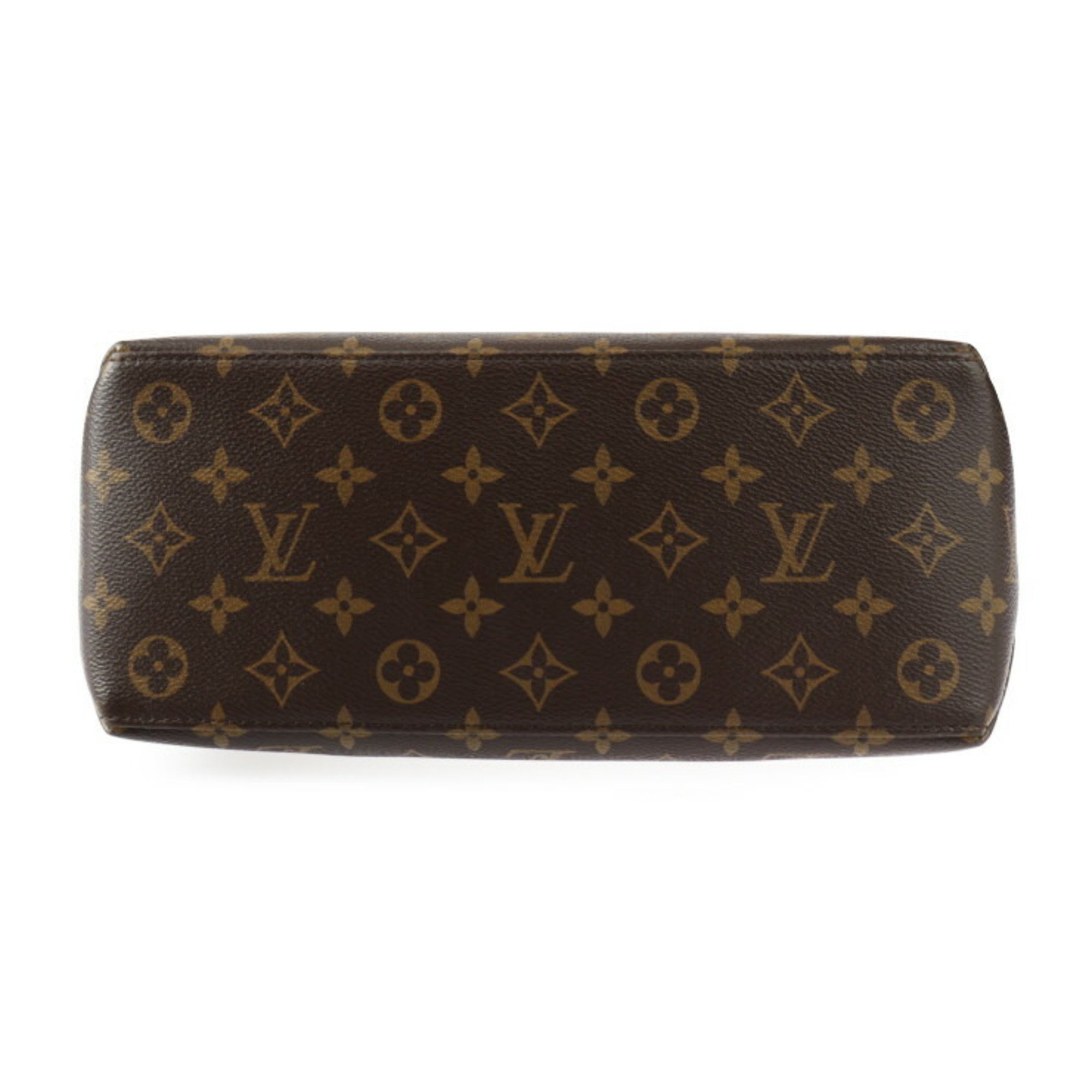 LOUIS VUITTON Louis Vuitton Petit Palais PM Handbag M45900 Monogram Canvas Leather Brown Shoulder Bag Tote