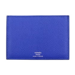 HERMES Petit Chevaux Horizontal Business Card Holder/Card Case H076756CA Epson x Evercalf Evercolor Sombrero Blue Royal Obscure Holder C Stamp