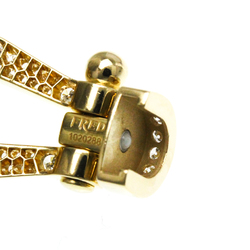 Fred Force 10 Large Model Full Diamond Bracelet Yellow Gold (18K) Diamond Charm Bracelet Gold