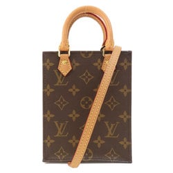 Louis Vuitton M81295 Petite Sac Plat Monogram Shoulder Bag Canvas Women's LOUIS VUITTON