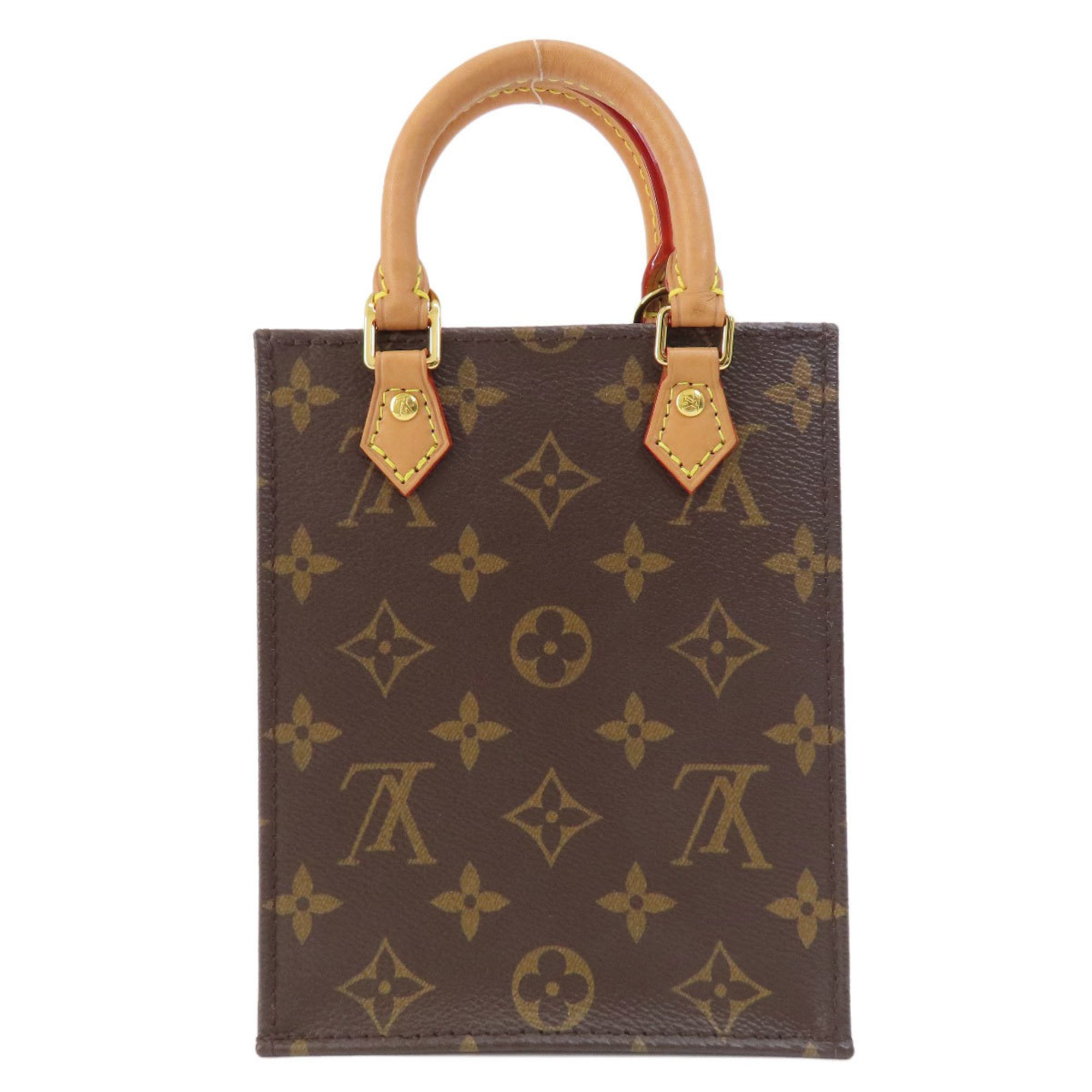 Louis Vuitton M81295 Petite Sac Plat Monogram Shoulder Bag Canvas Women's LOUIS VUITTON