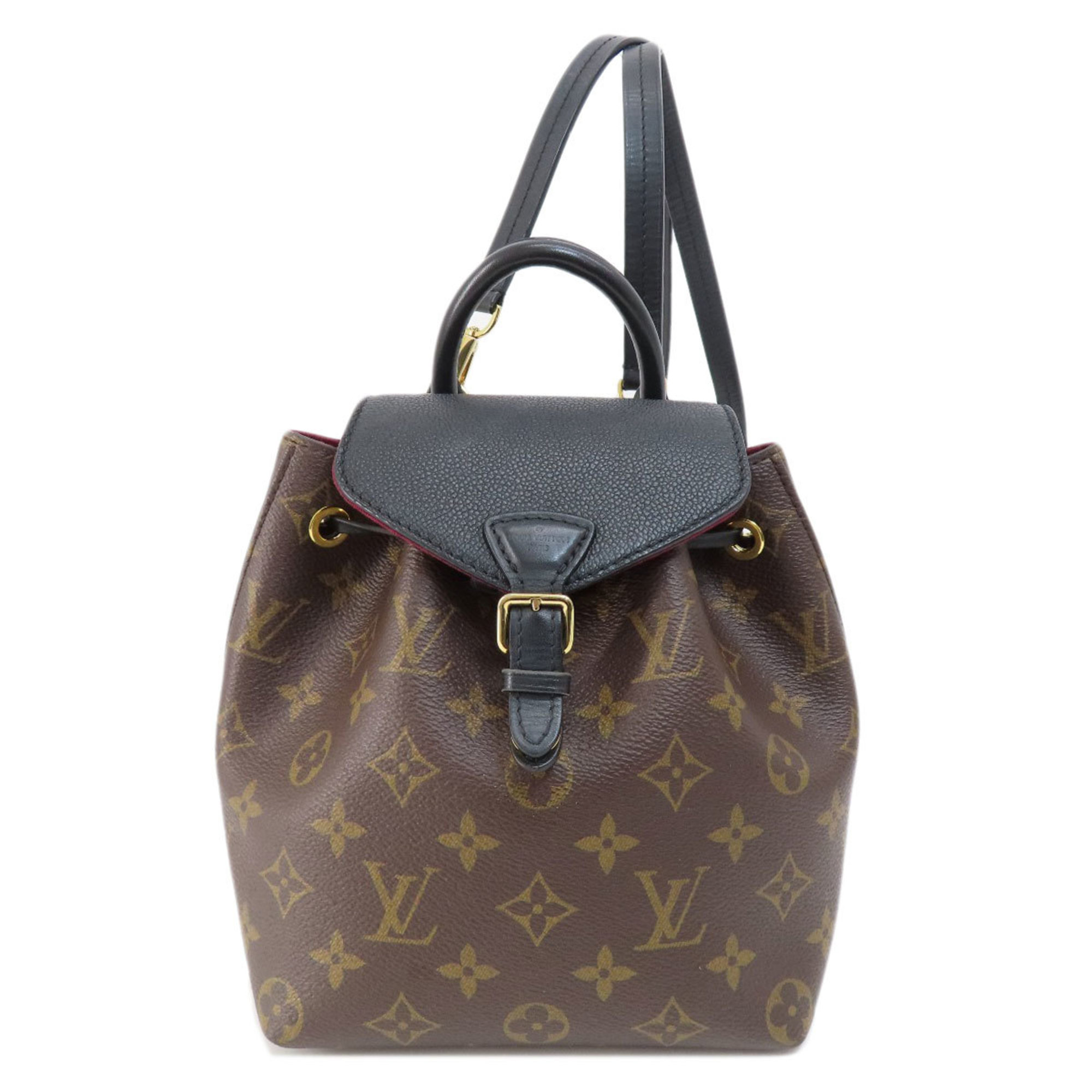 Louis Vuitton M45516 Montsouris BB Monogram Backpack/Daypack Canvas Women's LOUIS VUITTON