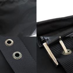 Prada shoulder bag with metal fittings, nylon material, for women, PRADA