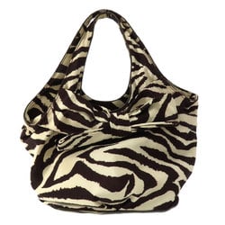 Kate Spade Zebra Print Handbag Nylon Material Women's