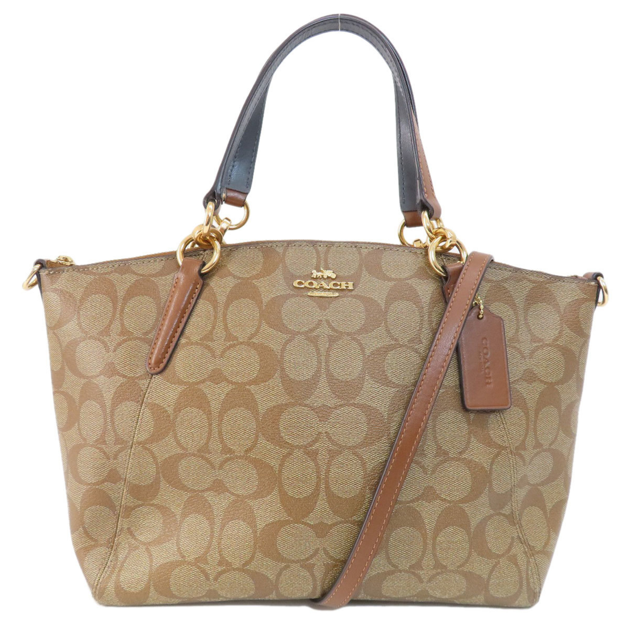 Coach F28989 Signature Tote Bag PVC Women's COACH