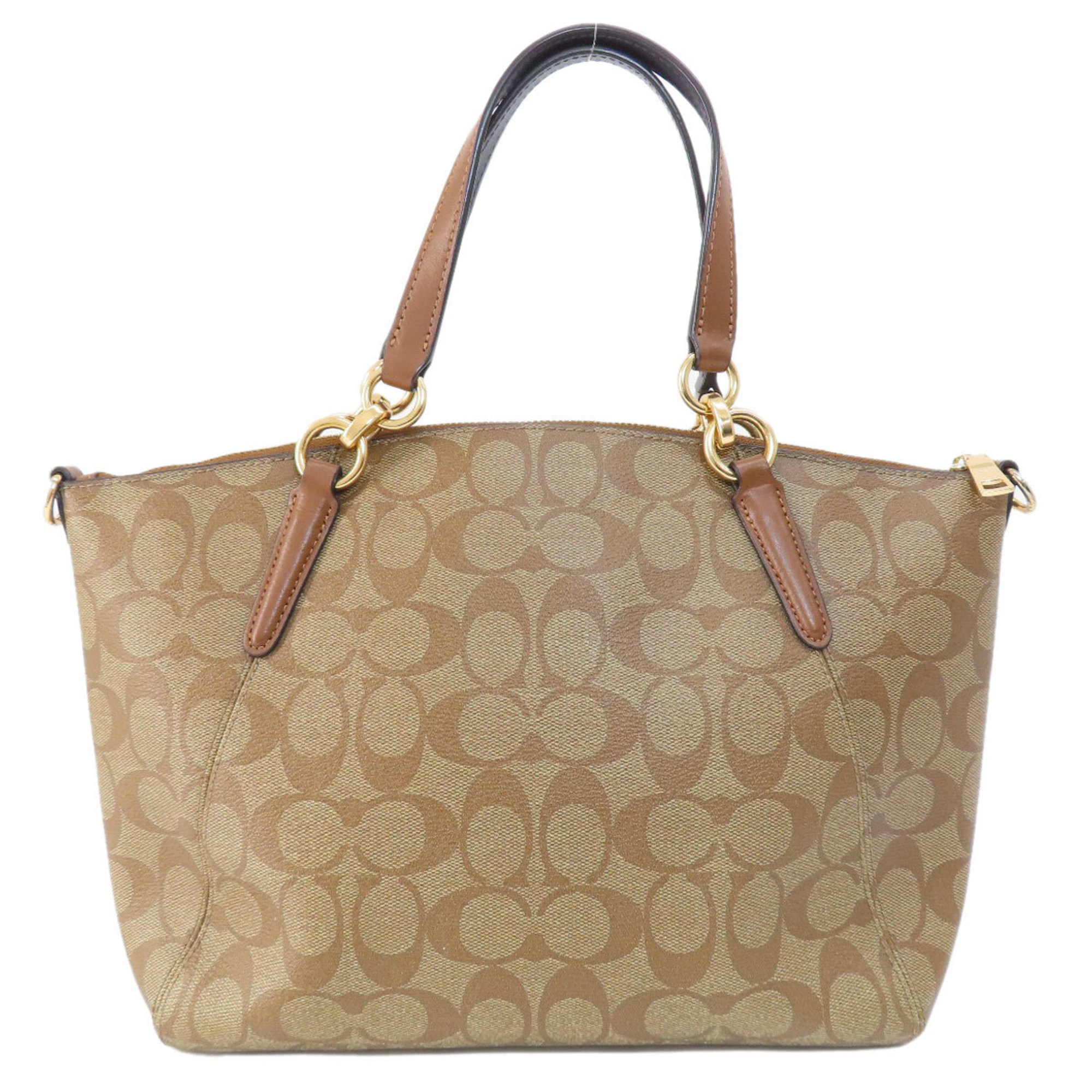 Coach F28989 Signature Tote Bag PVC Women's COACH