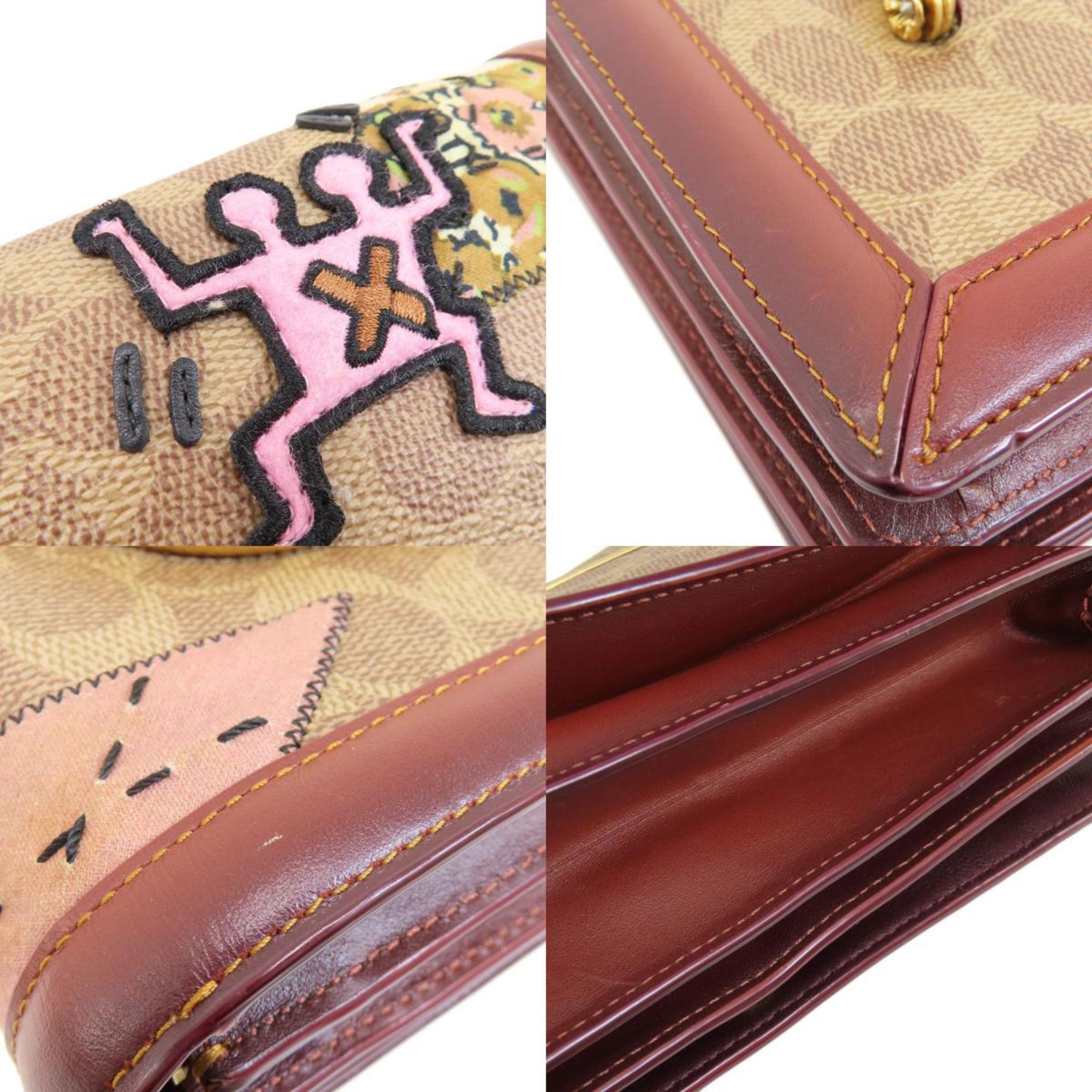 Coach 31067 Riley Signature Patch Handbag PVC/Leather Women's COACH