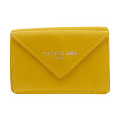 Balenciaga 391446 Compact Wallet Paper Bi-fold Calfskin Women's BALENCIAGA