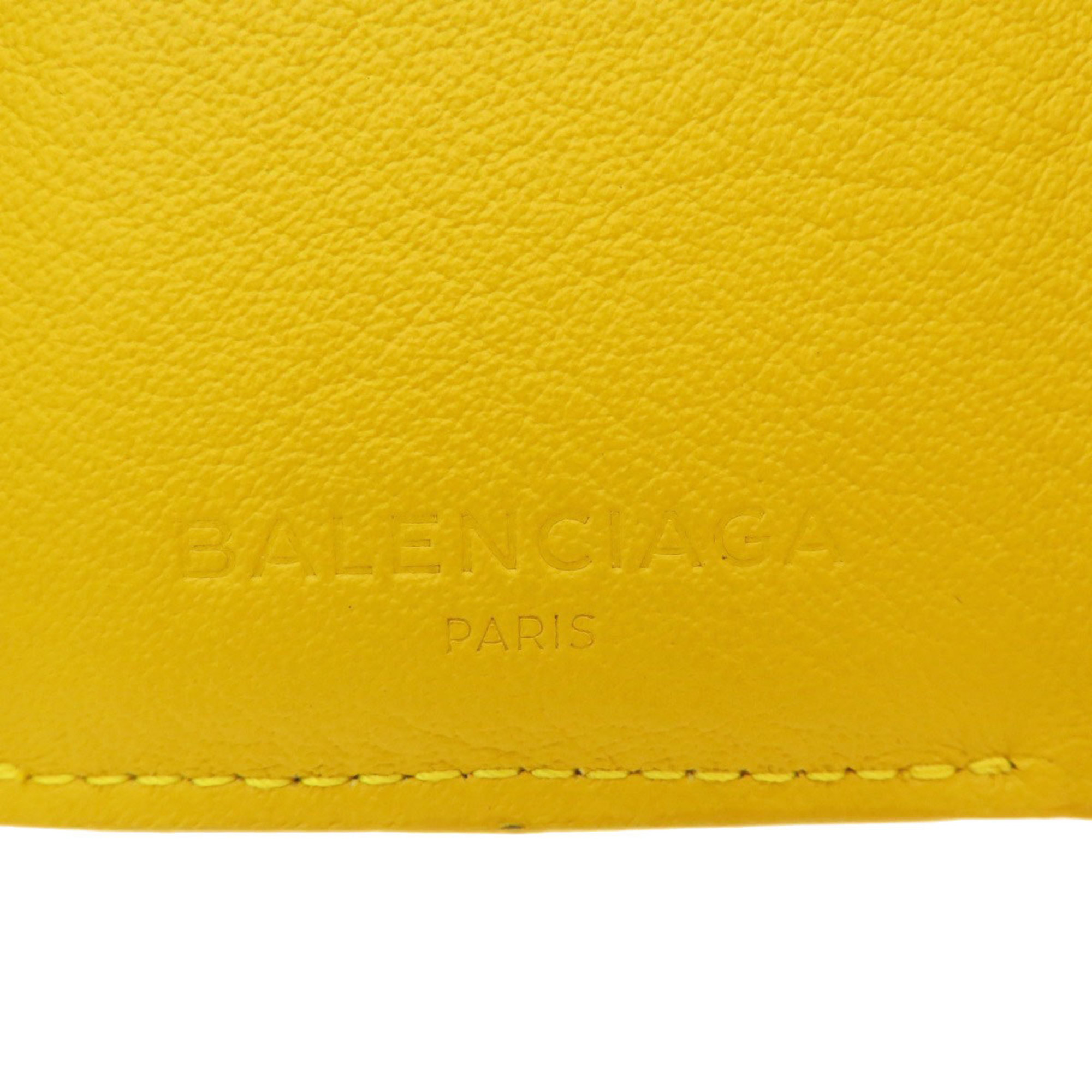 Balenciaga 391446 Compact Wallet Paper Bi-fold Calfskin Women's BALENCIAGA