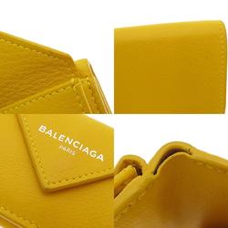 Balenciaga 391446 Compact Wallet Paper Bi-fold Calfskin Women's BALENCIAGA