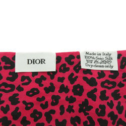Christian Dior Mitza Leopard Scarf Silk Women's CHRISTIAN DIOR