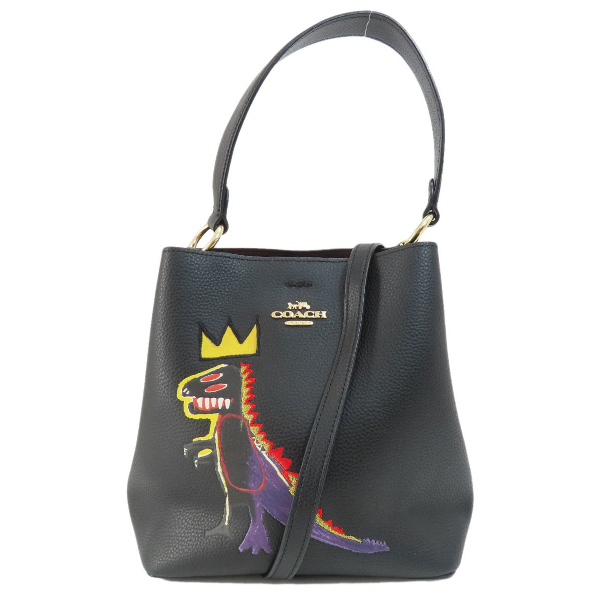 Coach C6073 Basquiat collaboration handbag leather women's COACH