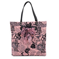 CHANEL Camellia Tote Bag Cotton Women's