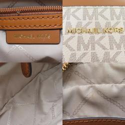 Michael Kors MK Signature Shoulder Bag PVC Women's