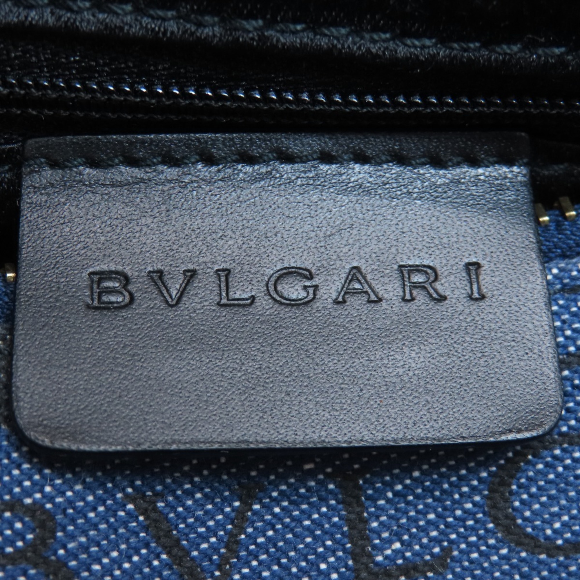 BVLGARI Mania B.zero1 Handbag Denim Women's