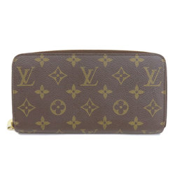 Louis Vuitton M41895 Zippy Wallet Monogram Fuchsia Long Canvas Women's LOUIS VUITTON