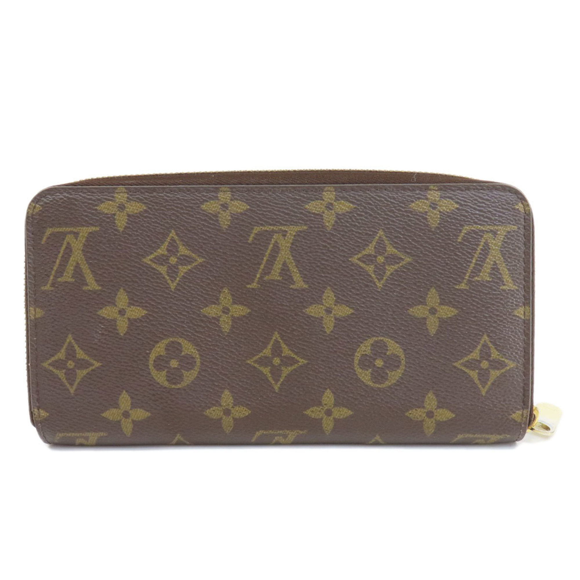 Louis Vuitton M41895 Zippy Wallet Monogram Fuchsia Long Canvas Women's LOUIS VUITTON