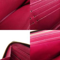 Louis Vuitton M41895 Zippy Wallet Monogram Fuchsia Long Canvas Women's LOUIS VUITTON