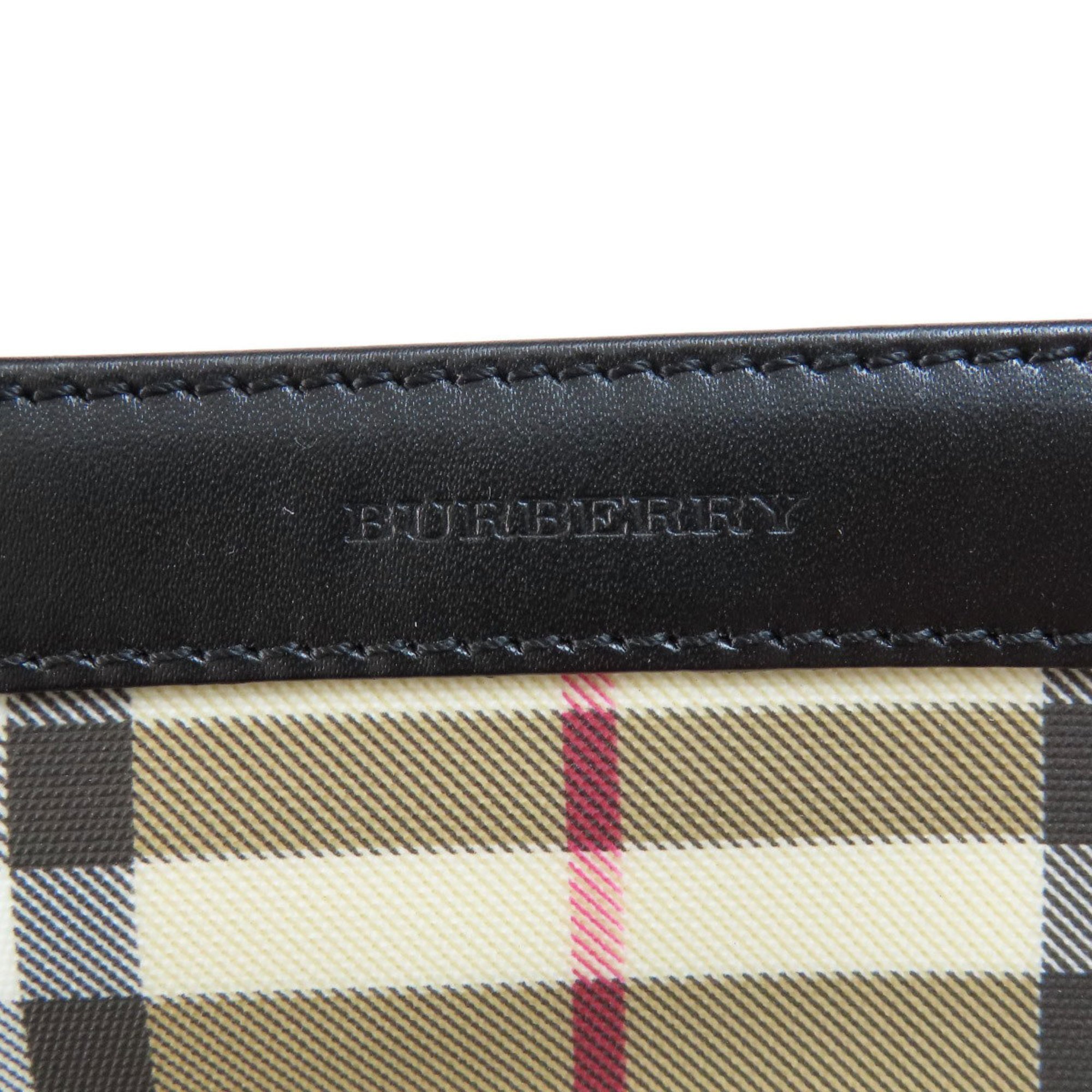 Burberry Nova Check Handbag PVC Women's BURBERRY