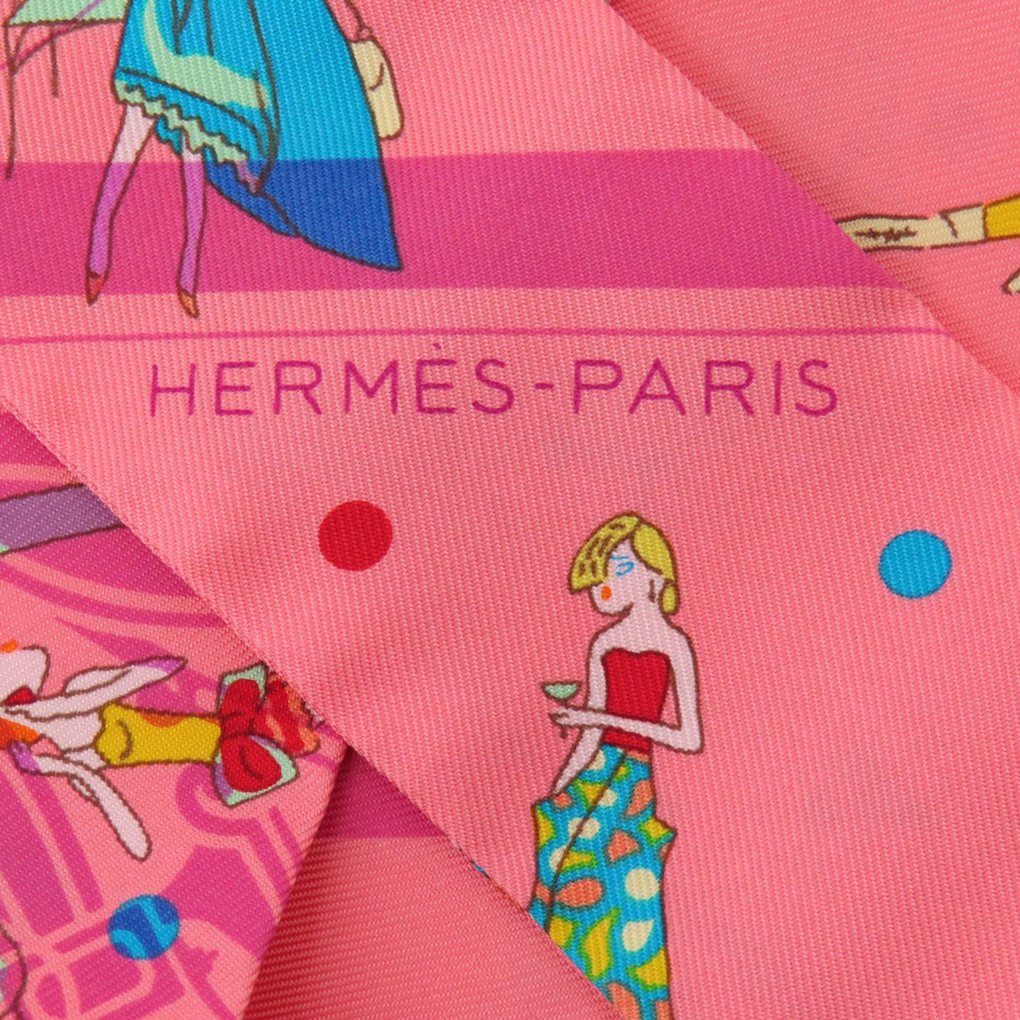 Hermes Twilly Scarf Silk Women's HERMES