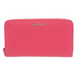 Jimmy Choo motif long wallet in calf leather for women