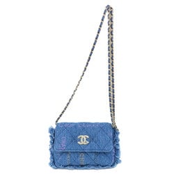 Chanel Chain Shoulder Matelasse Bag Denim Women's CHANEL
