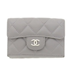 Chanel Compact Wallet Coco Mark Bi-fold Lambskin Women's CHANEL