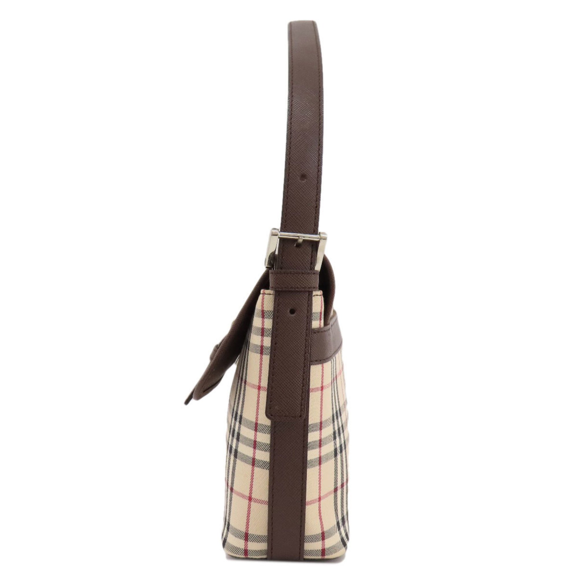 Burberry Nova Check Shoulder Bag Canvas Women's BURBERRY