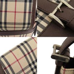 Burberry Nova Check Shoulder Bag Canvas Women's BURBERRY