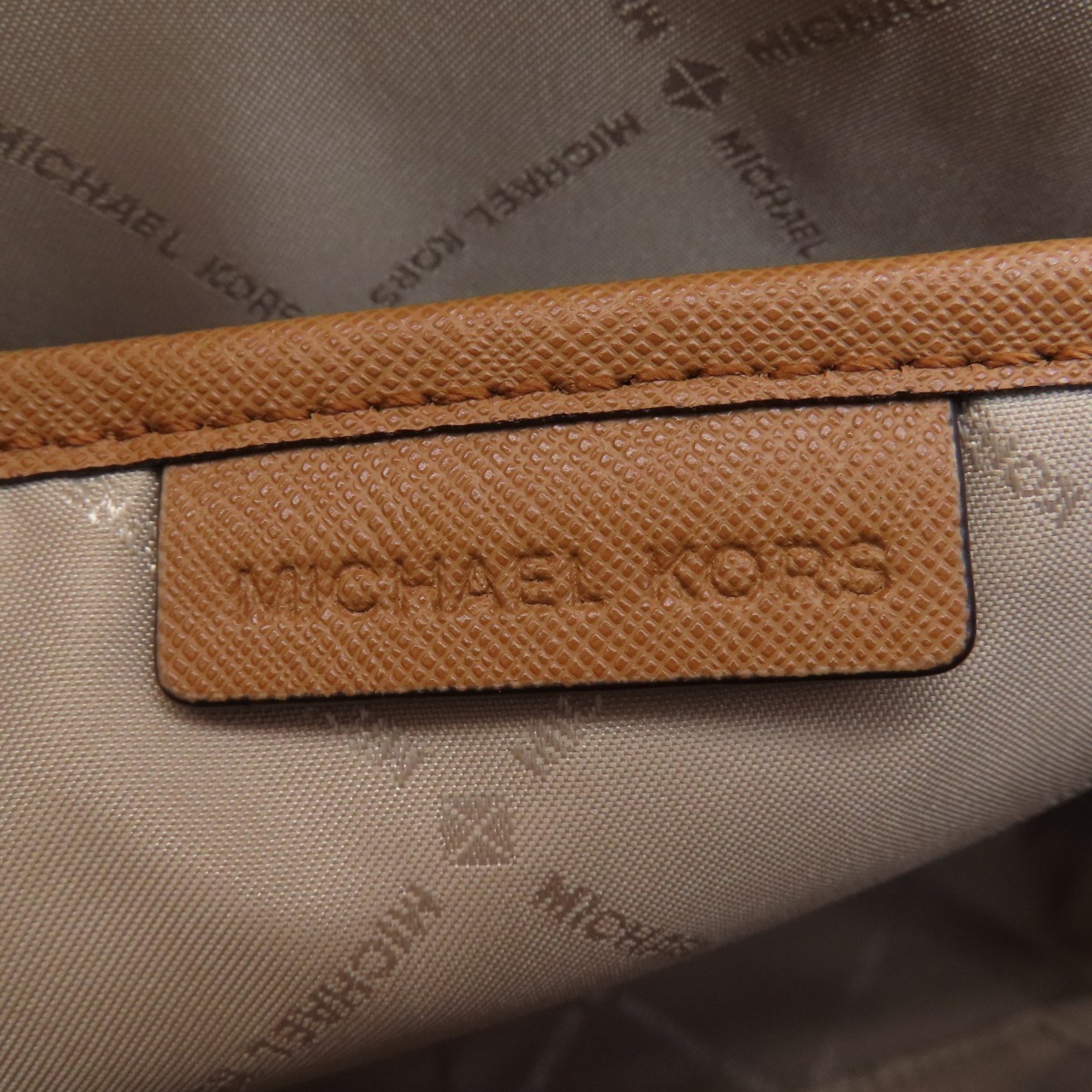 Michael Kors MK Signature Shoulder Bag PVC Women's