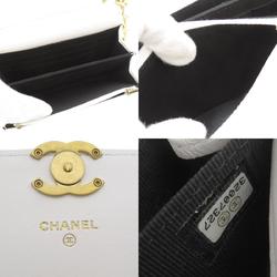 Chanel Chain Wallet Coco Mark Matelasse Shoulder Bag Lambskin Women's CHANEL