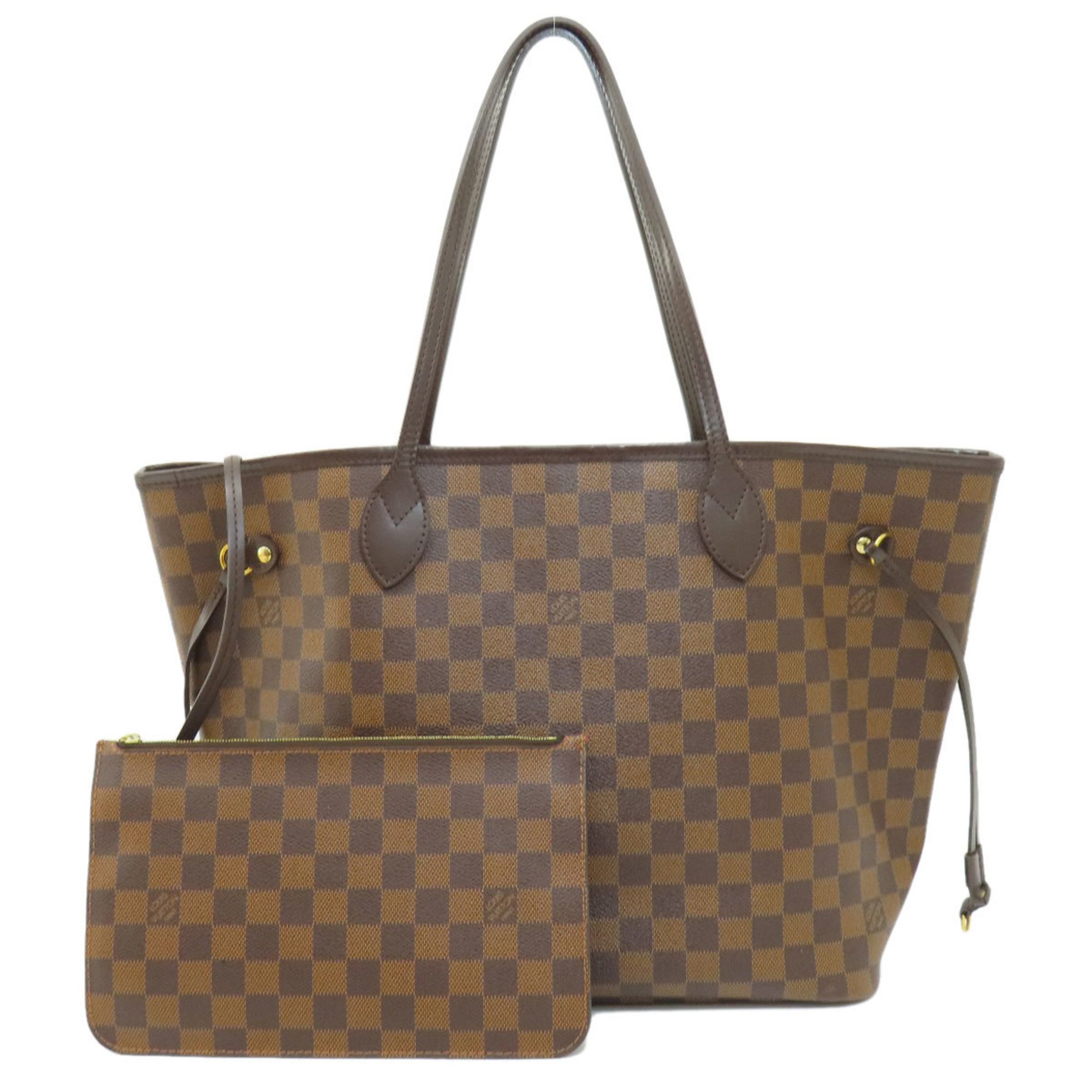 Louis Vuitton N41358 Neverfull MM Damier Ebene Tote Bag Canvas Women's LOUIS VUITTON