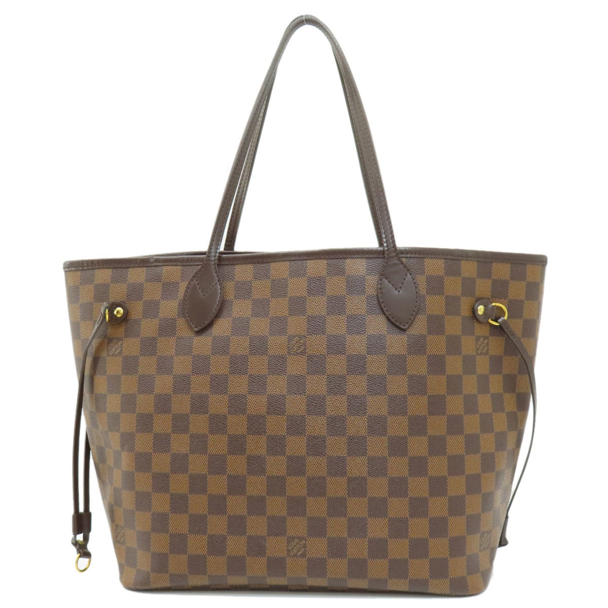 Louis Vuitton N41358 Neverfull MM Damier Ebene Tote Bag Canvas Women's LOUIS VUITTON