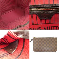 Louis Vuitton N41358 Neverfull MM Damier Ebene Tote Bag Canvas Women's LOUIS VUITTON